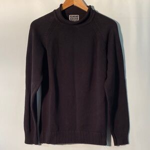 Indian Motorcycle Men's Black Mock Neck Sweater